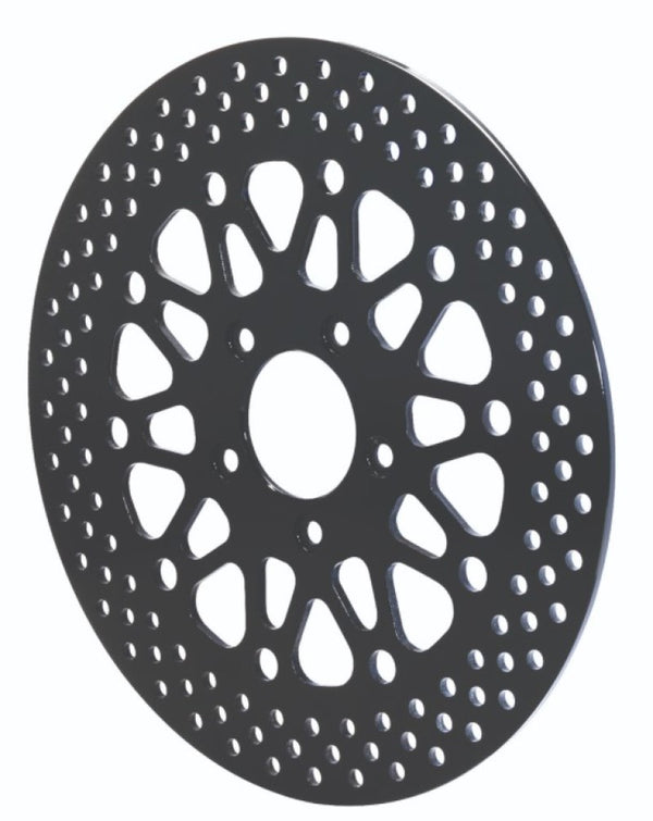 Wilwood Rotor-Rear-H-D Motorcycle 84-99 Black Finish 11.50 x .196 5 on 3.25in 160-10663-BK