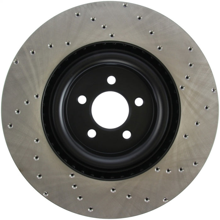 StopTech Cross Drilled Sport Brake Rotor 2015 Ford Mustang w/ Brembo Front Right 128.61116R