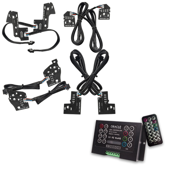 Oracle 19-21 Compatible with Dodge RAM 1500 RGB+W Headlight DRL Kit- Reflector LED Headlights 2 SEE WARRANTY 1281-333