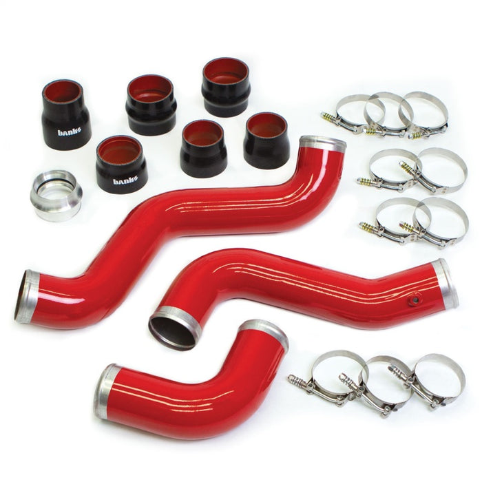 Banks Power 17-19 Chevy/GMC 2500HD/3500HD Diesel 6.6L Boost Tube Upgrade Kit Red 25999