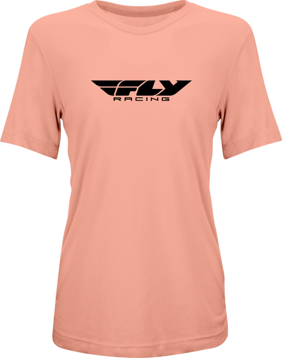 Fly Racing 356-01022X Women's Fly Origin Corp Tee Peach 2X