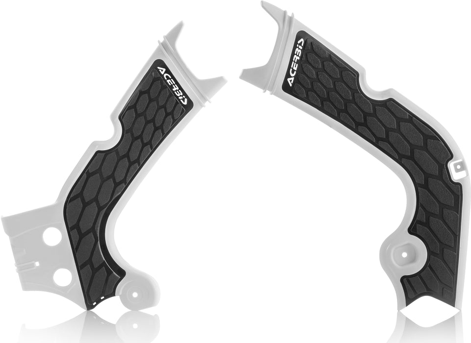 Acerbis 17-19 Honda CRF250R/RX/ CRF450R/RX Frame Guards- X-Grip White/Black 2630711035