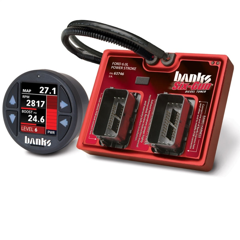 Banks 03-07 Ford F-250/F-350/F-450 6.0L Six-Gun Diesel Tuner w/ iDash-1.8 61424
