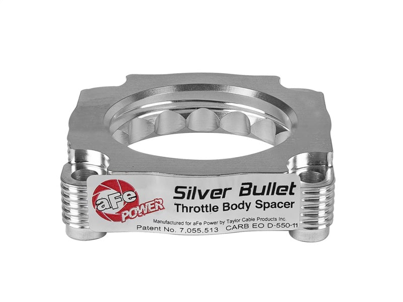 aFe Silver Bullet Throttle Body Spacer 12-15 BMW 328i (F30) L4-2.0L N20/N26 46-31009