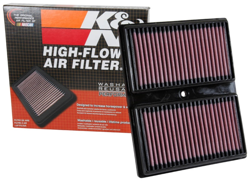 K&N 15-17 Audi A1 L3-1.0L F/l Replacement Drop In Air Filter 33-3037