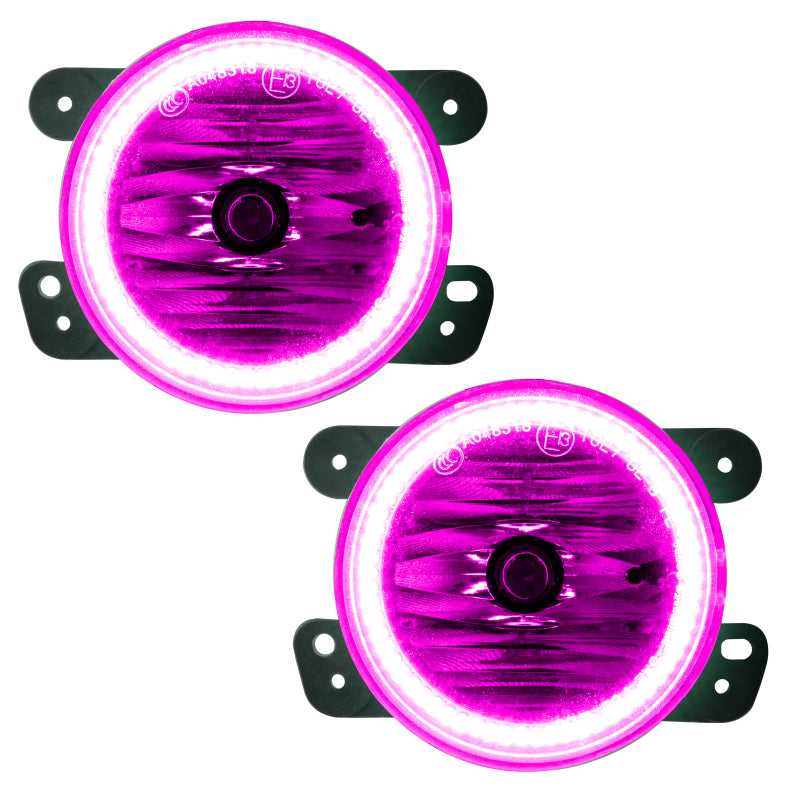 Oracle Lighting 11-13 compatible with Jeep Grand Cherokee Pre-Assembled LED Halo Fog Lights -Pink 7742-009