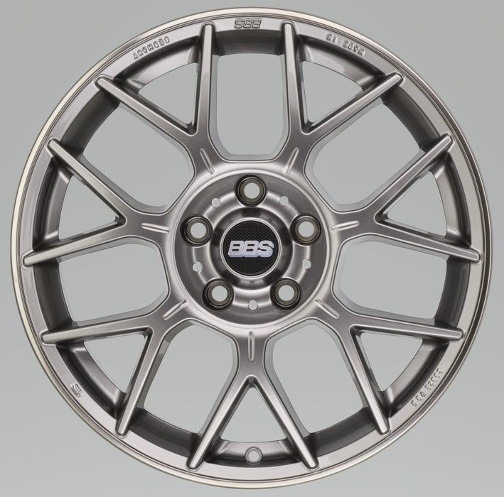 BBS XR 19x8.5 5x120 ET35 Platinum Gloss Wheel -82mm PFS/Clip Required XR0204PG