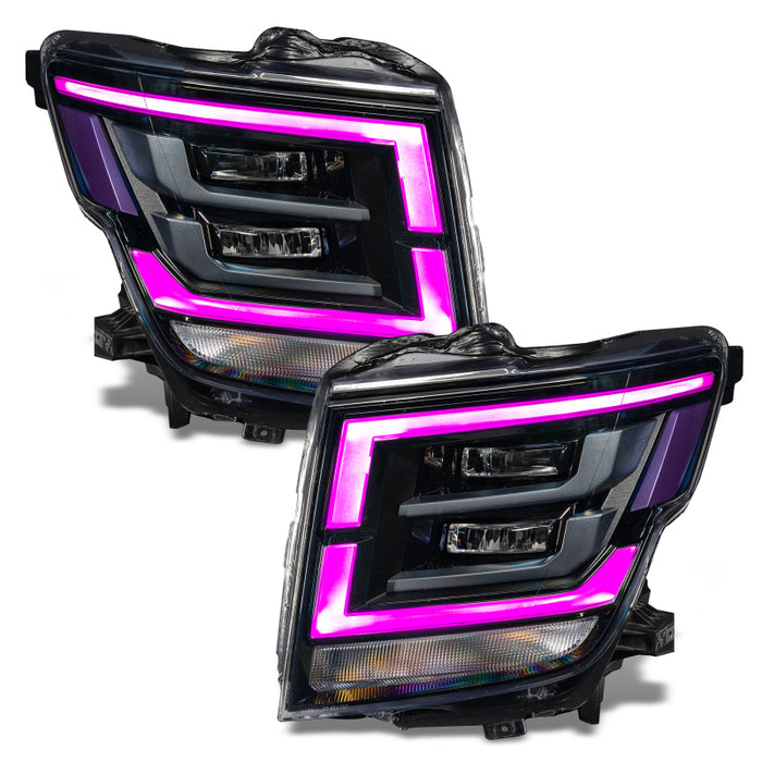 Oracle 21-22 Compatible with Nissan Titan RGB+W Headlight DRL Upgrade ColorSHIFT w/o Controller SEE WARRANTY 1463-334