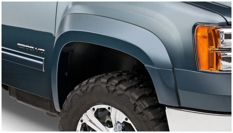 Bushwacker 07-13 GMC Sierra 1500 Fleetside Extend-A-Fender Style Flares 4pc 78.7/97.6in Bed Black 40952-02