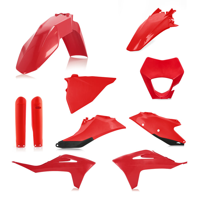 Acerbis Full Plastic Kit (Red) For 21-22 GAS GAS EX350F