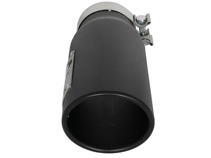 aFe MACH Force-Xp 409 Stainless Steel Exhaust Tip 3.5 In x 4.5in Out x 12in L Clamp-On 49T35451-B12