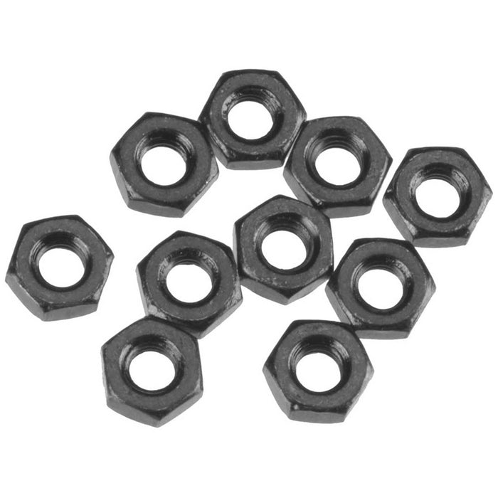 Axial AXA1040 Thin Hex Nut M3 Black 10 AXIC1040 Elec Car/Truck Replacement Parts