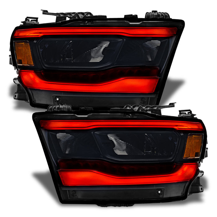 Oracle 19-21 Compatible with Dodge RAM 1500 RGB+W Headlight DRL Kit Reflector LED Headlights SEE WARRANTY 1281-330