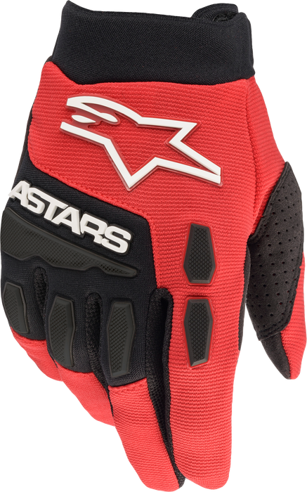 Alpinestars Youth & Kids Full Bore Gloves Bright Red/Black Yl (3543622-3031-L)