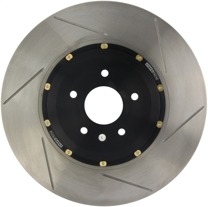 StopTech 09-18 Compatible with Nissan GT-R Drilled 2-Piece Rear Left Side AeroRotor Brake Rotor 129.42124.15