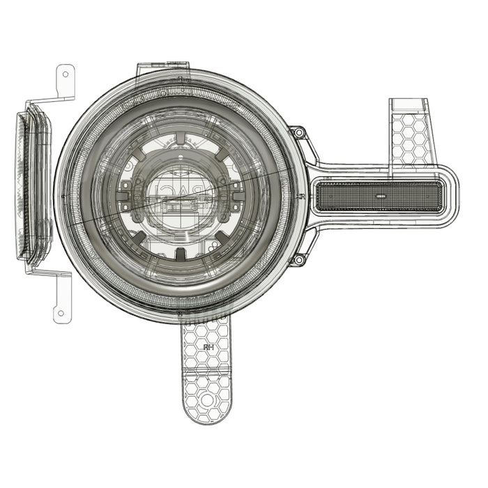 Oracle Ford Bronco 21+ Oculus Bi-LED Projector Headlights SEE WARRANTY 5886-001