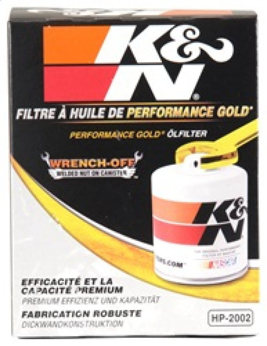 K&N Oil Filter OIL FILTER; AUTOMOTIVE HP-2002