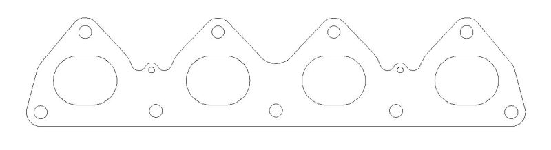 Cometic Honda All H22S 92-01 .030 inch MLS Exhaust Manifold Gasket 1.770 inch X 1.380 inch Port C4155-030