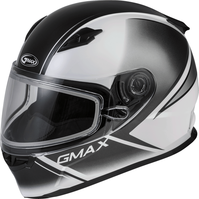 FF-49S Full-FACE Hail Snow Helmet White/Black MD