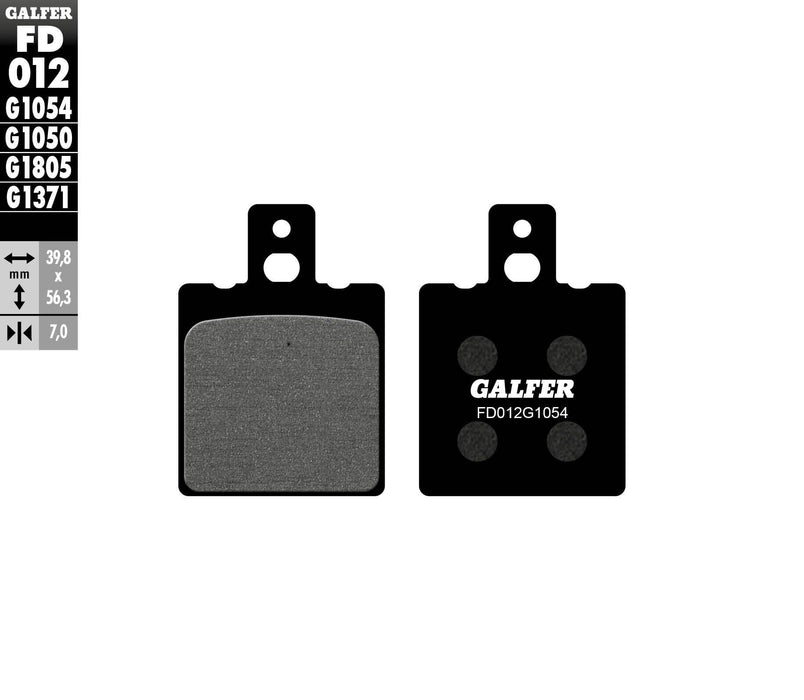 Galfer Semi-Metallic Brake Pads (Rear G1054) Compatible With 05 DUCATI MON620