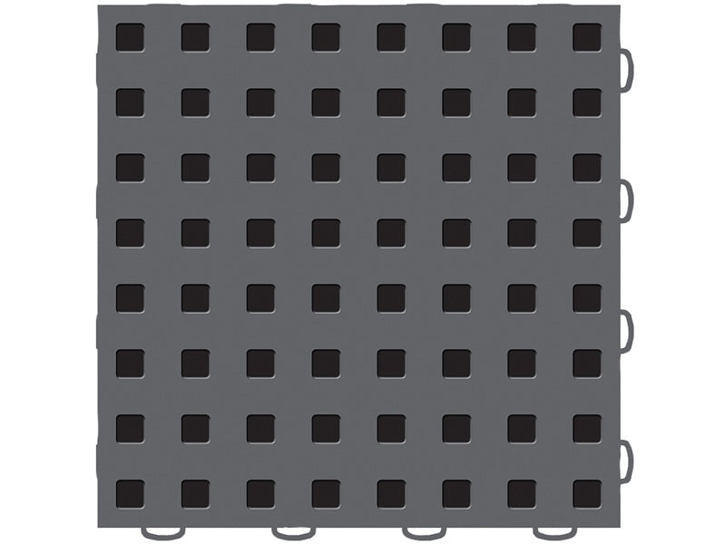 WeatherTech TechFloor 12in X 12in Tiles Dark Grey/Black **Order in Qtys of 10 51T1212 DG-BK