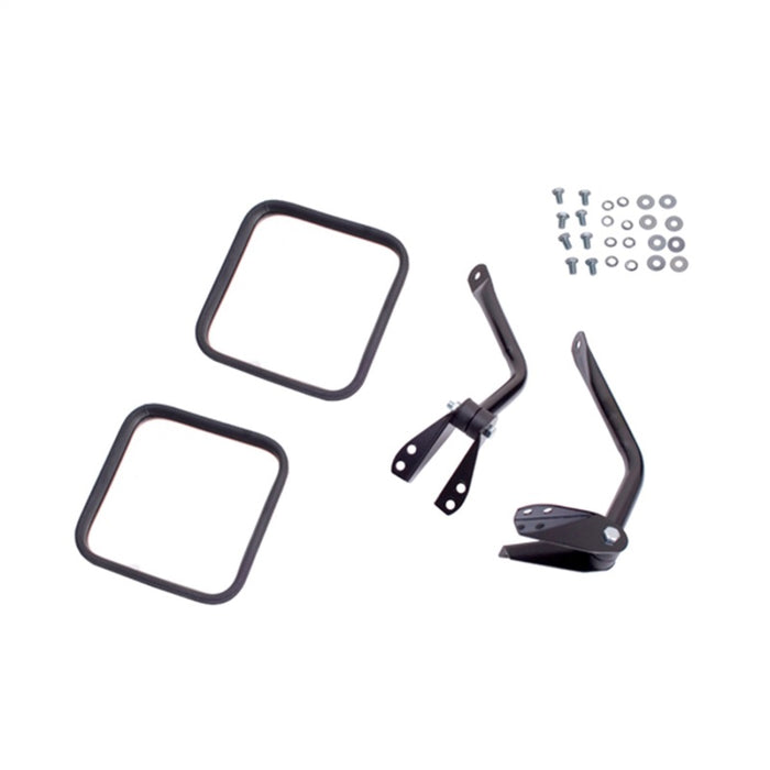 Omix Side Mirror Kit Black- 55-86 compatible with Jeep CJ Models 11001.11