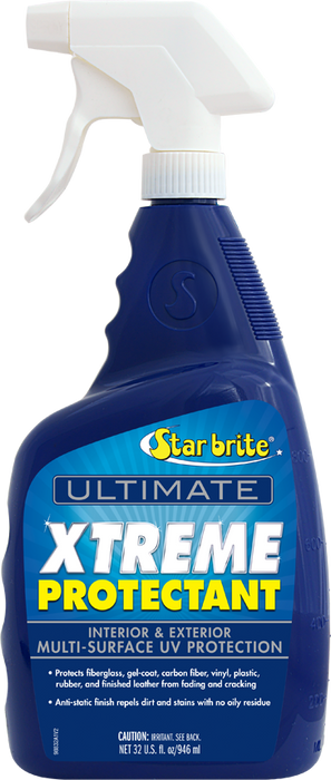 STAR BRITE Ultimate Xtreme Protectant - Superior UV Protection for Fiberglass, Vinyl, Plastic, Rubber, and Leather - Non-Greasy, Anti-Static Finish - 32 OZ (098832)