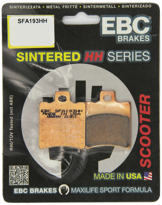 EBC Brakes SFA193HH Sintered Scooter Brake Pad