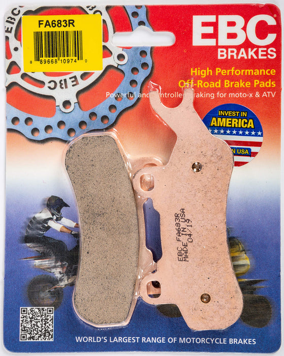 EBC Brakes FA683R R Series Sintered Disc Brake Pad, Black, One-Size