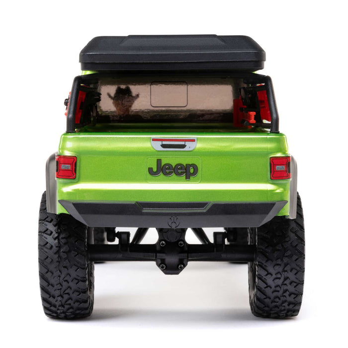 SCX24 compatible with Jeep Gladiator 4WD Rock Crawler RTR, Green
