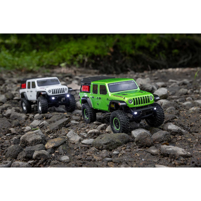 SCX24 compatible with Jeep Gladiator 4WD Rock Crawler RTR, Green