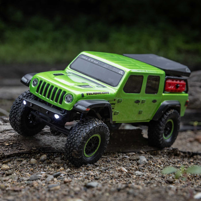 SCX24 compatible with Jeep Gladiator 4WD Rock Crawler RTR, Green