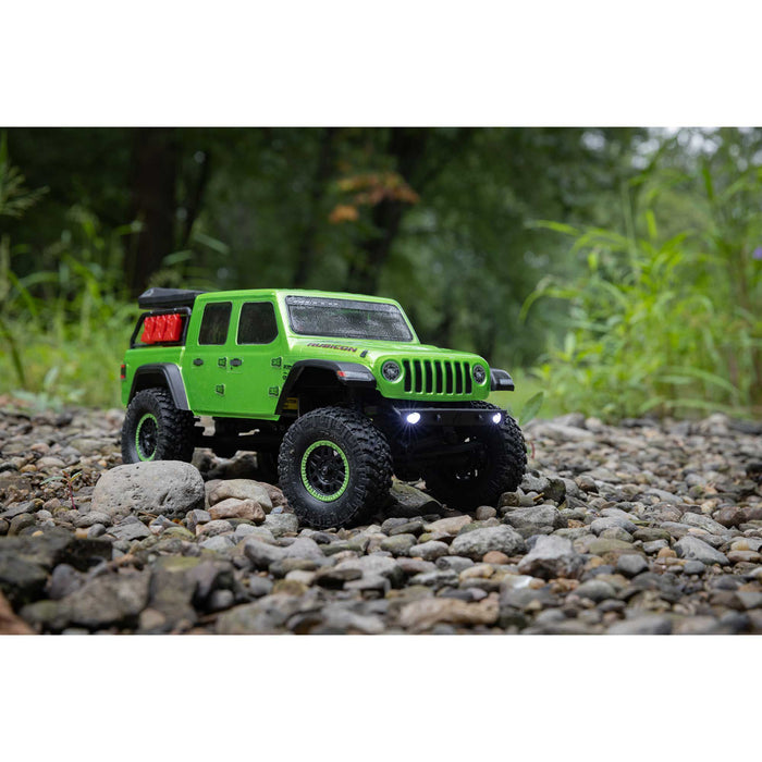 SCX24 compatible with Jeep Gladiator 4WD Rock Crawler RTR, Green