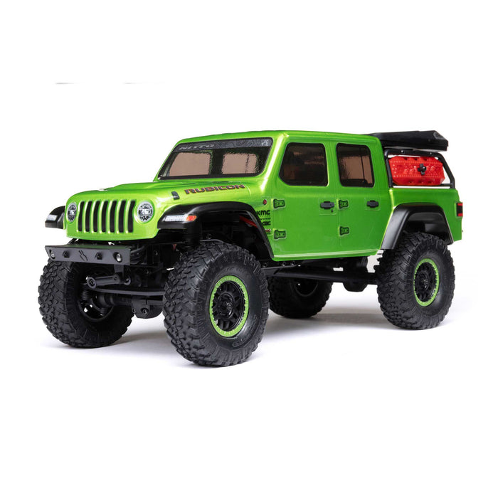 SCX24 compatible with Jeep Gladiator 4WD Rock Crawler RTR, Green
