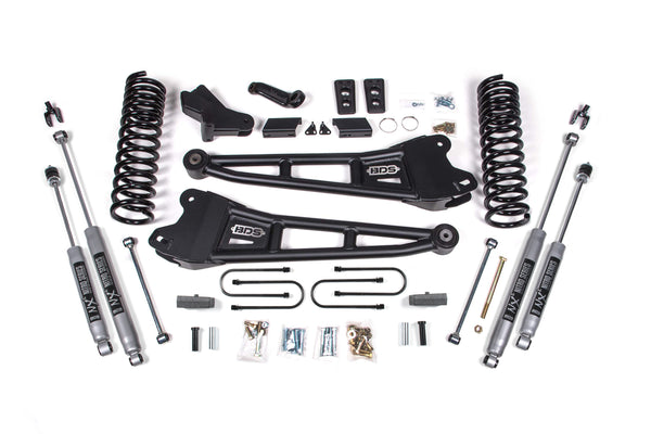 BDS 2013-2018 Fits RAM 3500 4WD 4" Radius Arm Suspension Lift Kit, 3" Rear, Block, Gas W/o Air Ride FOX 2.0 Ifp Ps Shocks 1795FS
