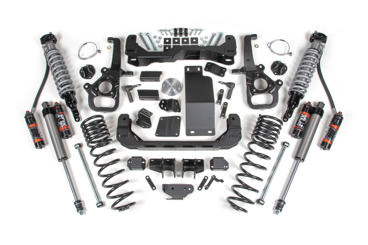 BDS 2025 Fits RAM 1500 4WD 6" Suspension Lift Kit 5" Rear Coil Spring - Large Bore - FOX 2.5 Pes C/o Front, FOX 2.5 Pes Rear 2115FPE