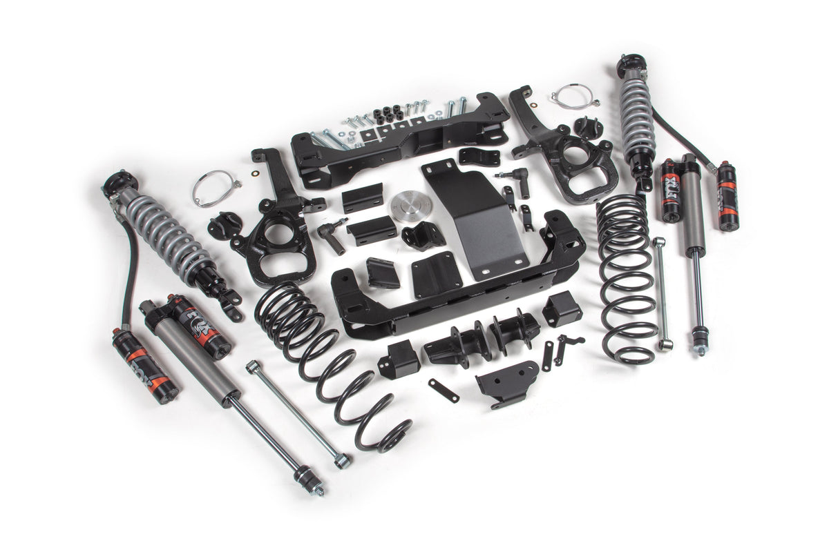 BDS 2025 Fits RAM 1500 4WD 4" Suspension Lift Kit 3" Rear Coil Spring - Standard Bore - FOX 2.5 Pes C/o Front, FOX 2.5 Pes Rear 2116FPE
