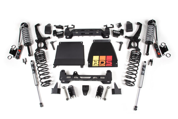 BDS 2022-2024 Toyota Tundra 4WD 7" Suspension Lift Kit, 5" Rear, Coil Spring - Fox 2.5 Pes C/o Front, Fox 2.0 Pes Rear 840PSS