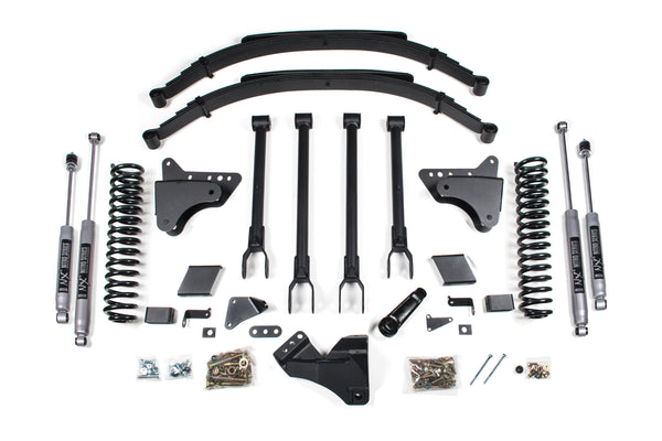 BDS 8 Inch Lift Kit 4-Link Conversion, Fits Ford F250/F350 Super Duty 11-16 4WD Gas 1501H