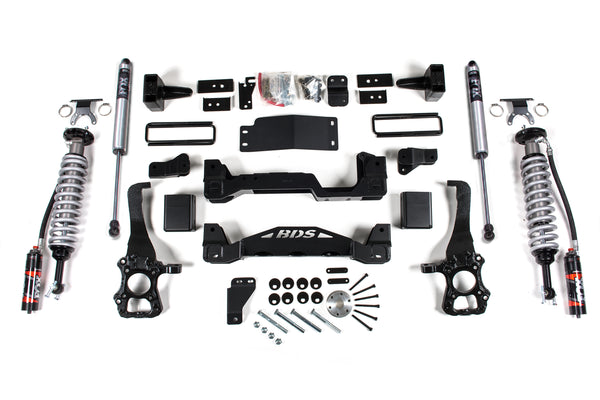 BDS 4 Inch Lift Kit 2.5 Performance Elite Coil-over, Fits Ford F150 15-20 4WD 1533FPE