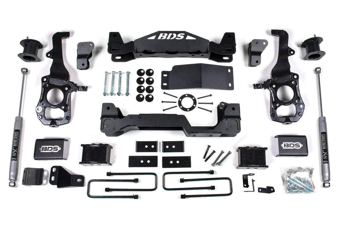 BDS 6 Inch Lift Kit, Fits Ford F150 21-25 4WD 1900FS