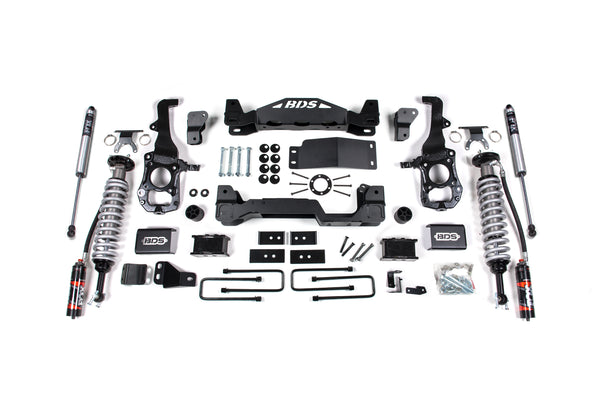 BDS 4 Inch Lift Kit 2.5 Performance Elite Coil-over, Fits Ford F150 21-25 4WD 1902FPE