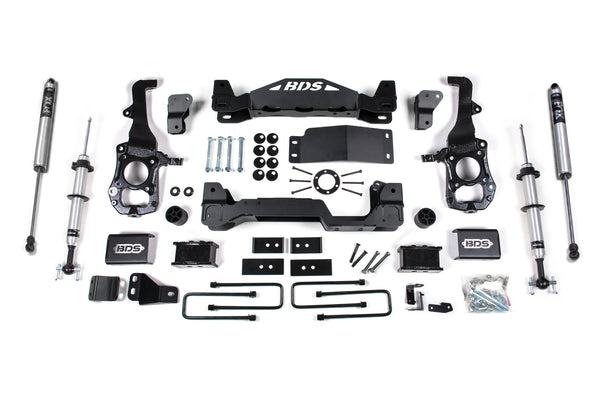 BDS 4 Inch Lift Kit 2.0 Strut, Fits Ford F150 21-25 4WD 1902FSR