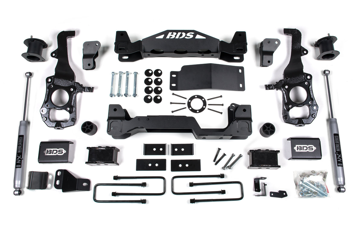 BDS 4 Inch Lift Kit, Fits Ford F150 21-25 4WD 1583H