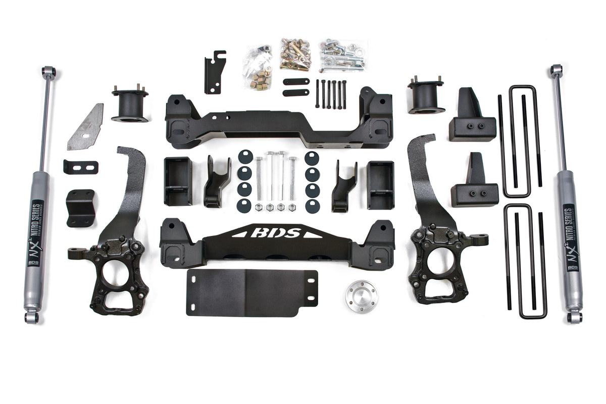 BDS 4 Inch Lift Kit, Fits Ford F150 09-13 4WD 598H