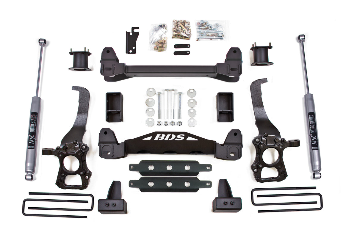 BDS 4 Inch Lift Kit, Fits Ford F150 2014 2WD 1504FS
