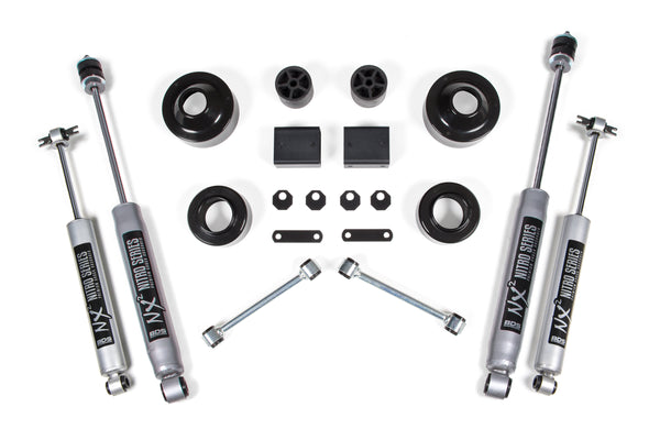 BDS 2 Inch Lift Kit Coil Spacer, Fits 2007-2011 Fits Jeep Wrangler 1401H
