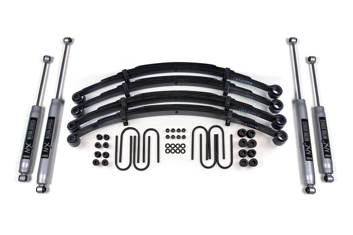 BDS 2.5 Inch Lift Kit, Fits 1982 Fits Jeep CJ5 405H