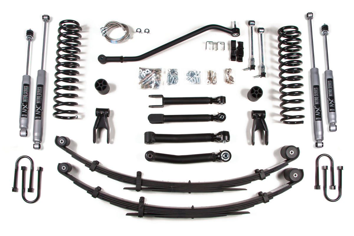 BDS 4.5 Inch Lift Kit, Fits Jeep Cherokee XJ 84-01 434FS