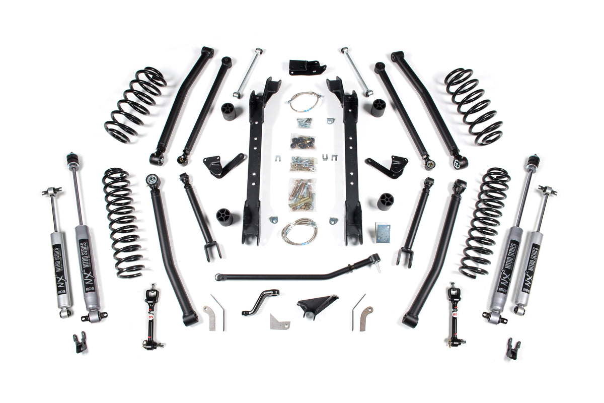 BDS 4.5 Inch Lift Kit Long Arm Conversion, Fits Jeep Wrangler TJ 97-06 477FS